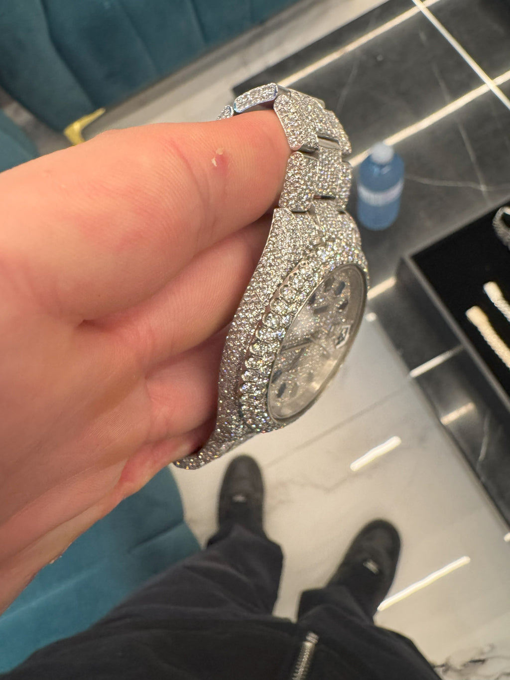 Rolex Datejust 41 Bustdown fully Iced out