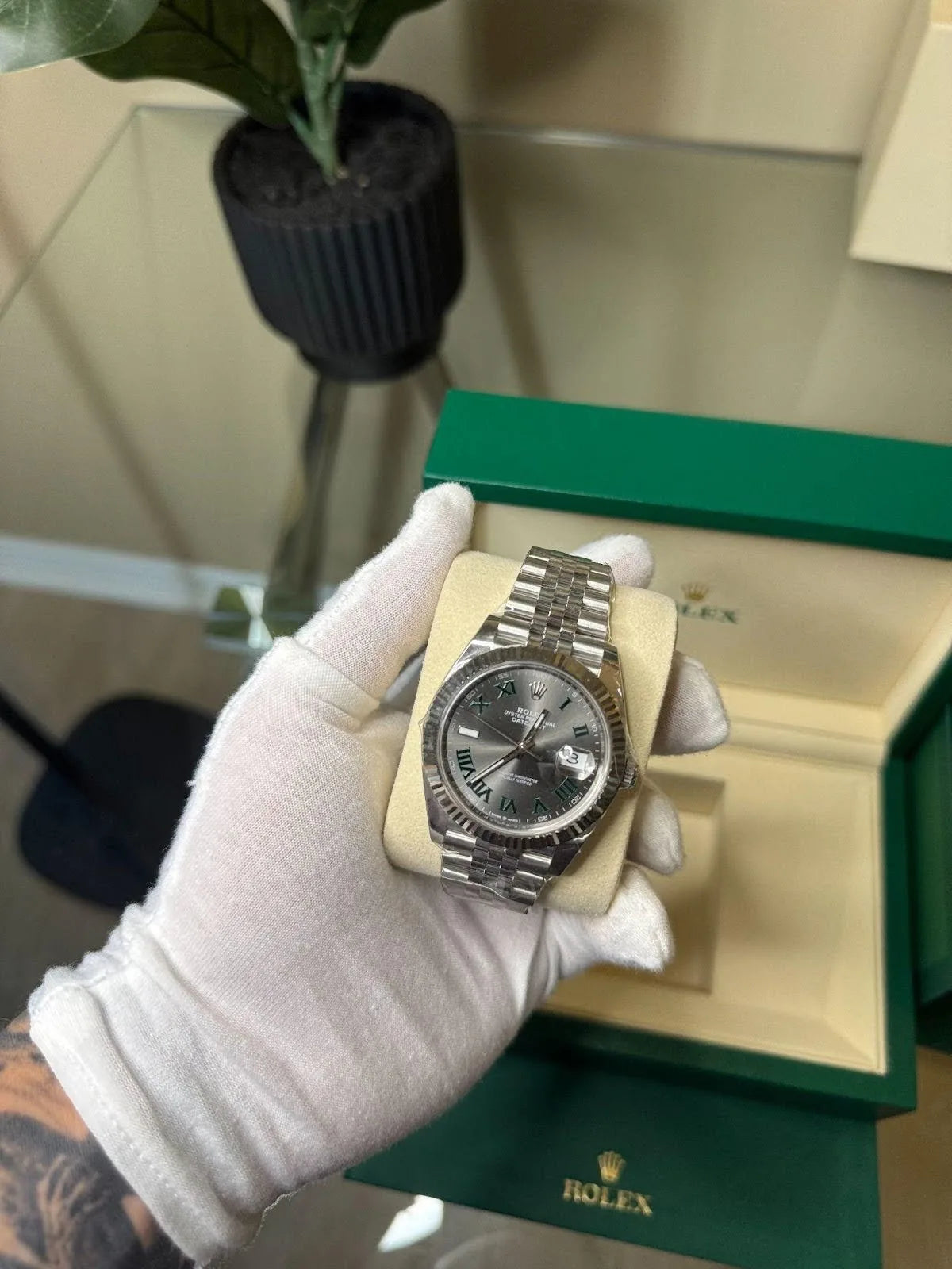 Rolex Datejust 41 "Wimbledon" – 2025 – Brand New – Full Set