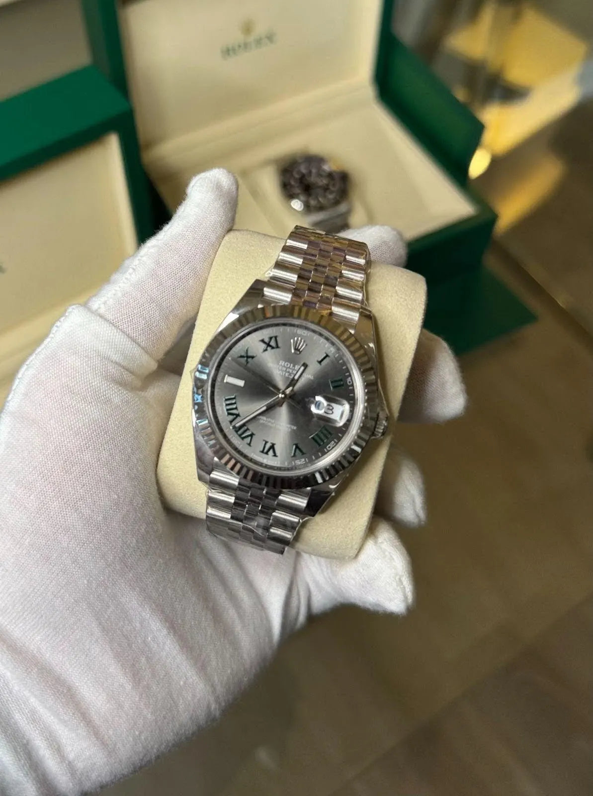 Rolex Datejust 41 "Wimbledon" – 2025 – Brand New – Full Set