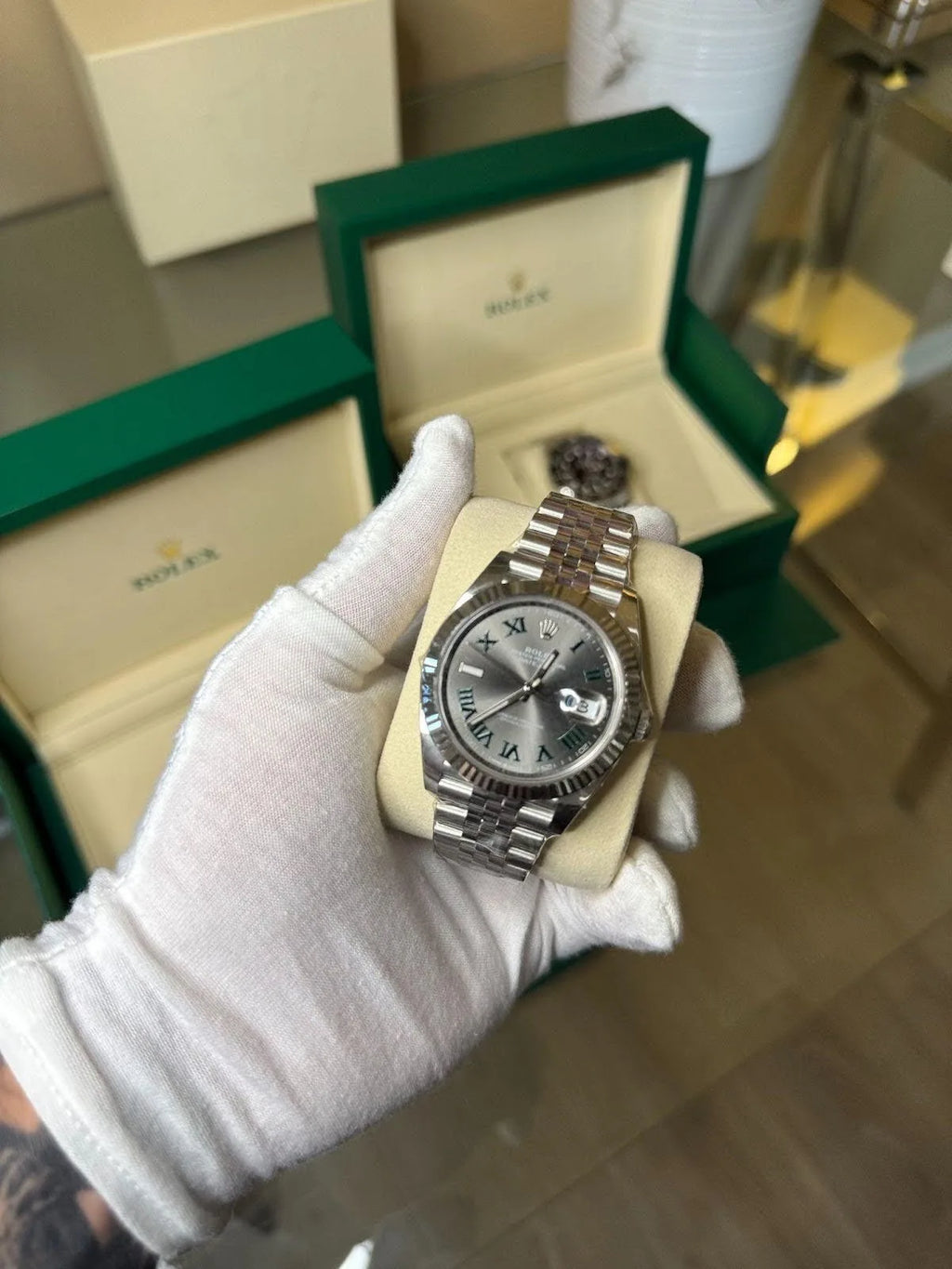 Rolex Datejust 41 "Wimbledon" – 2025 – Brand New – Full Set