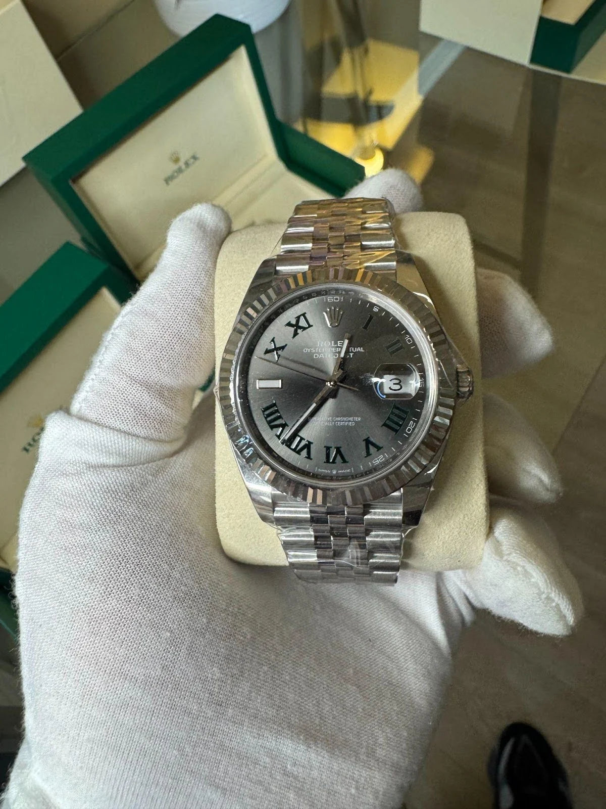 Rolex Datejust 41 "Wimbledon" – 2025 – Brand New – Full Set