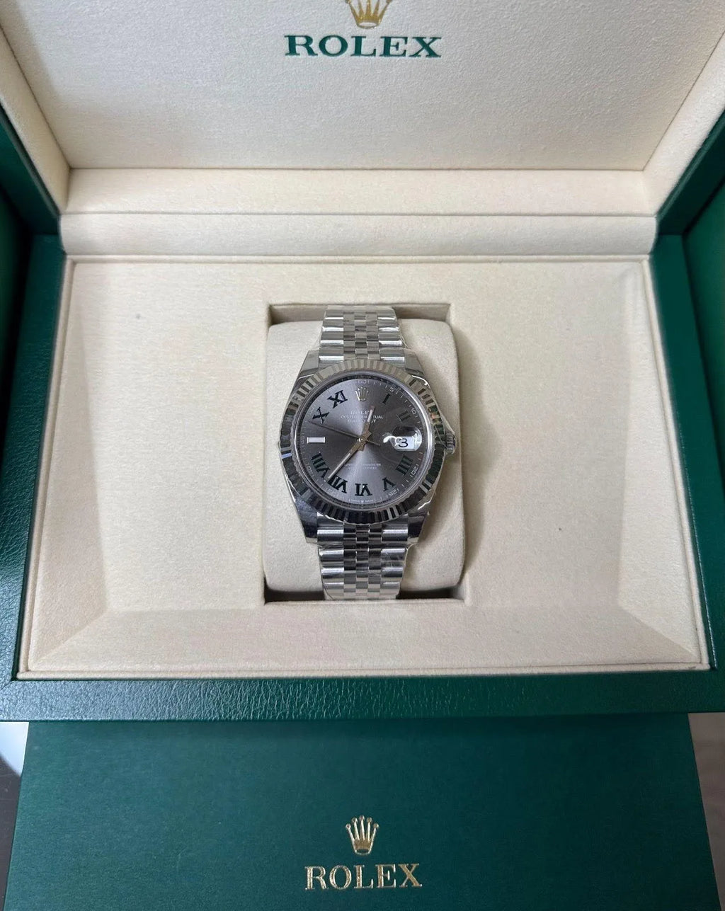 Rolex Datejust 41 "Wimbledon" – 2025 – Brand New – Full Set